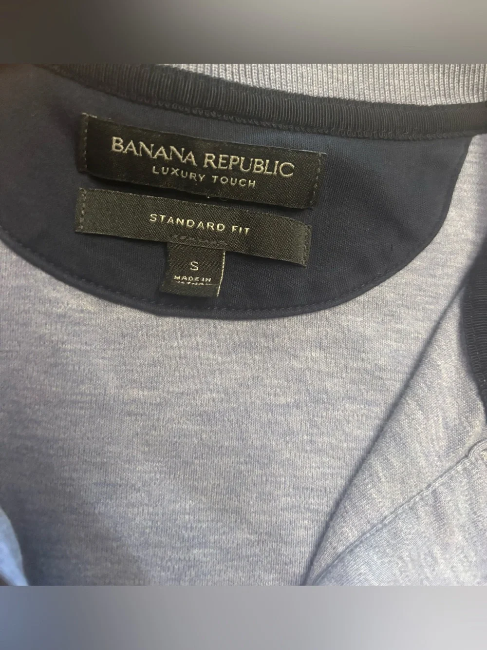 Banana Republic Men's Luxury Touch Performance Polo Shirt Light Blue Sz Small